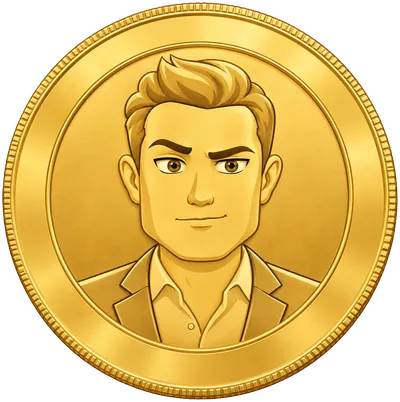 Front of the Talero coin: Mr. Talero struck in gold